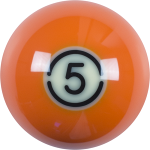 Aramith Tournament Replacement Ball – #5 | Golden Break Billiards